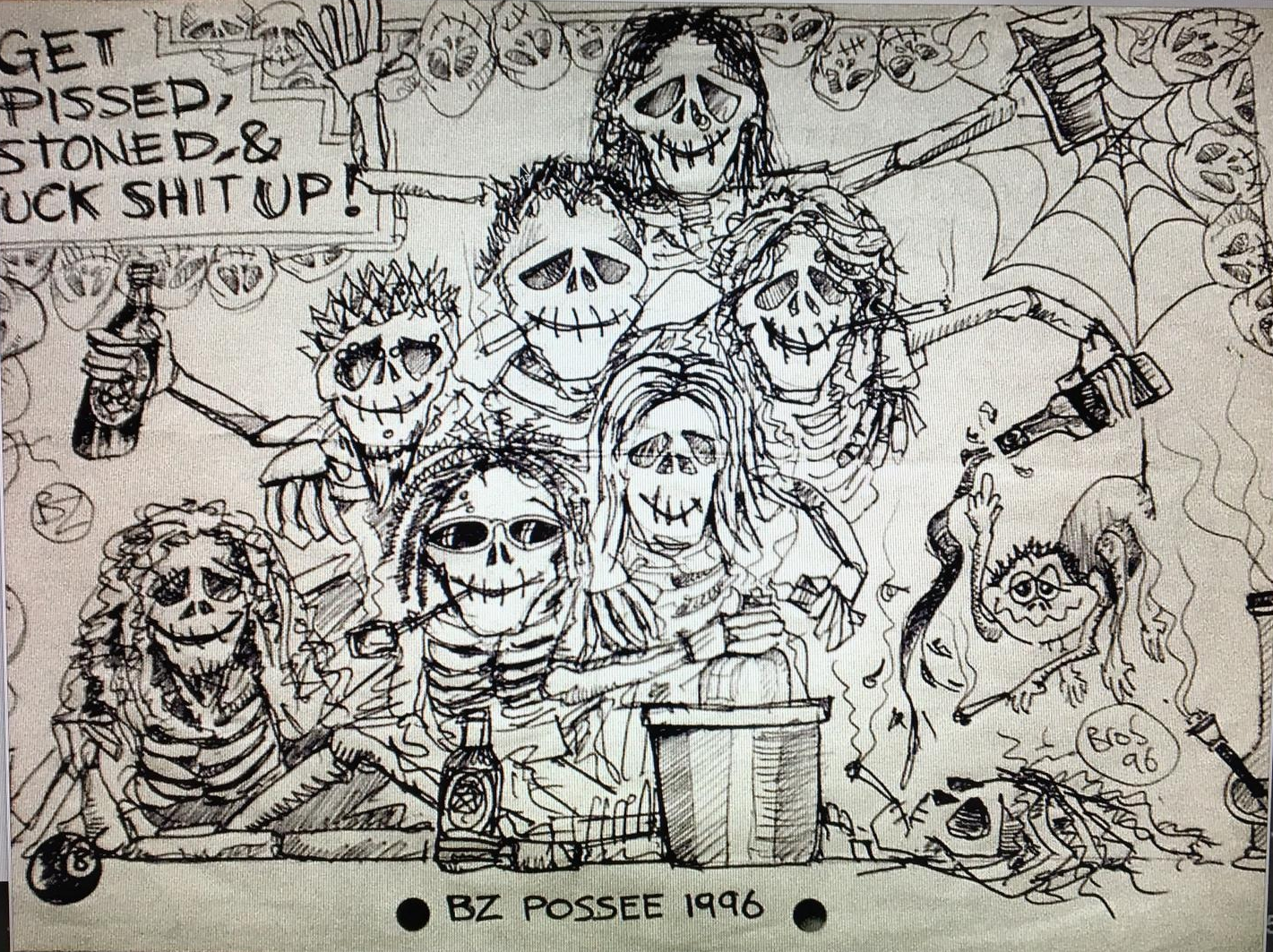 Necropolis BZ Possee 1996 by Chris Murphy, Warrington